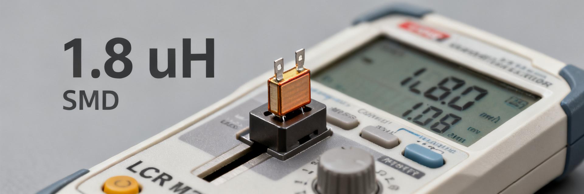 AMELH5050S-1R8MT 1.8 uH SMD inductor: Measured Specs